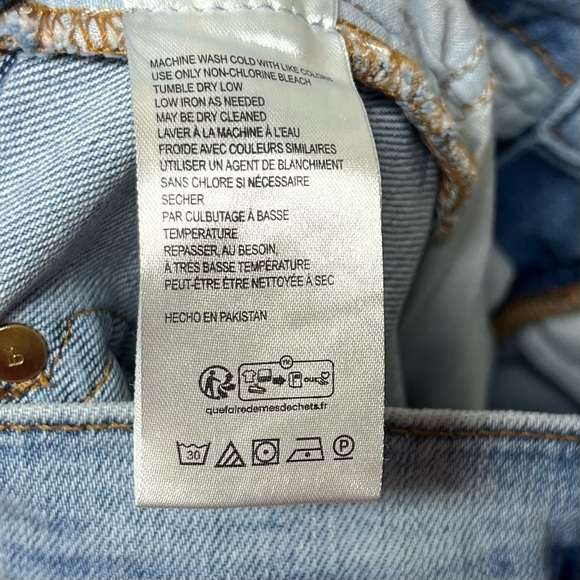 Pilcro‎ Jeans Womens 29 Blue Tapered Ankle Stretch Denim Pockets - Picture 8 of 12